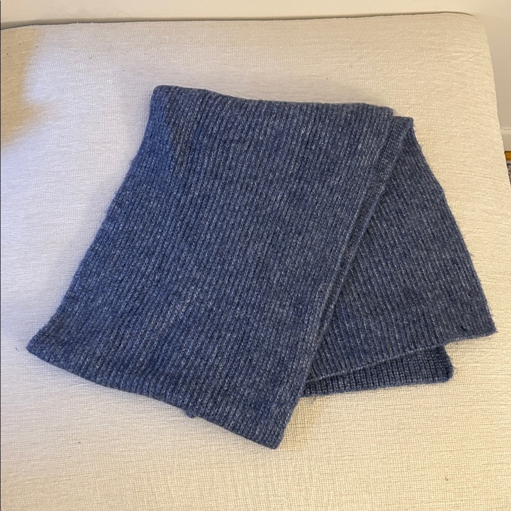 Loft Cobalt Blue Knit Scarf